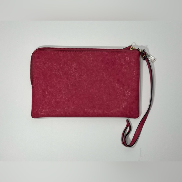 Coach Reversible City Tote Bag w/ Matching Pouch - pink/maroon - Picture 4 of 16